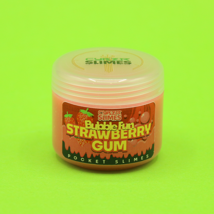 Bubble Fun: Strawberry Gum Pocket Slime