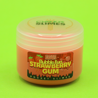 Bubble Fun: Strawberry Gum Pocket Slime