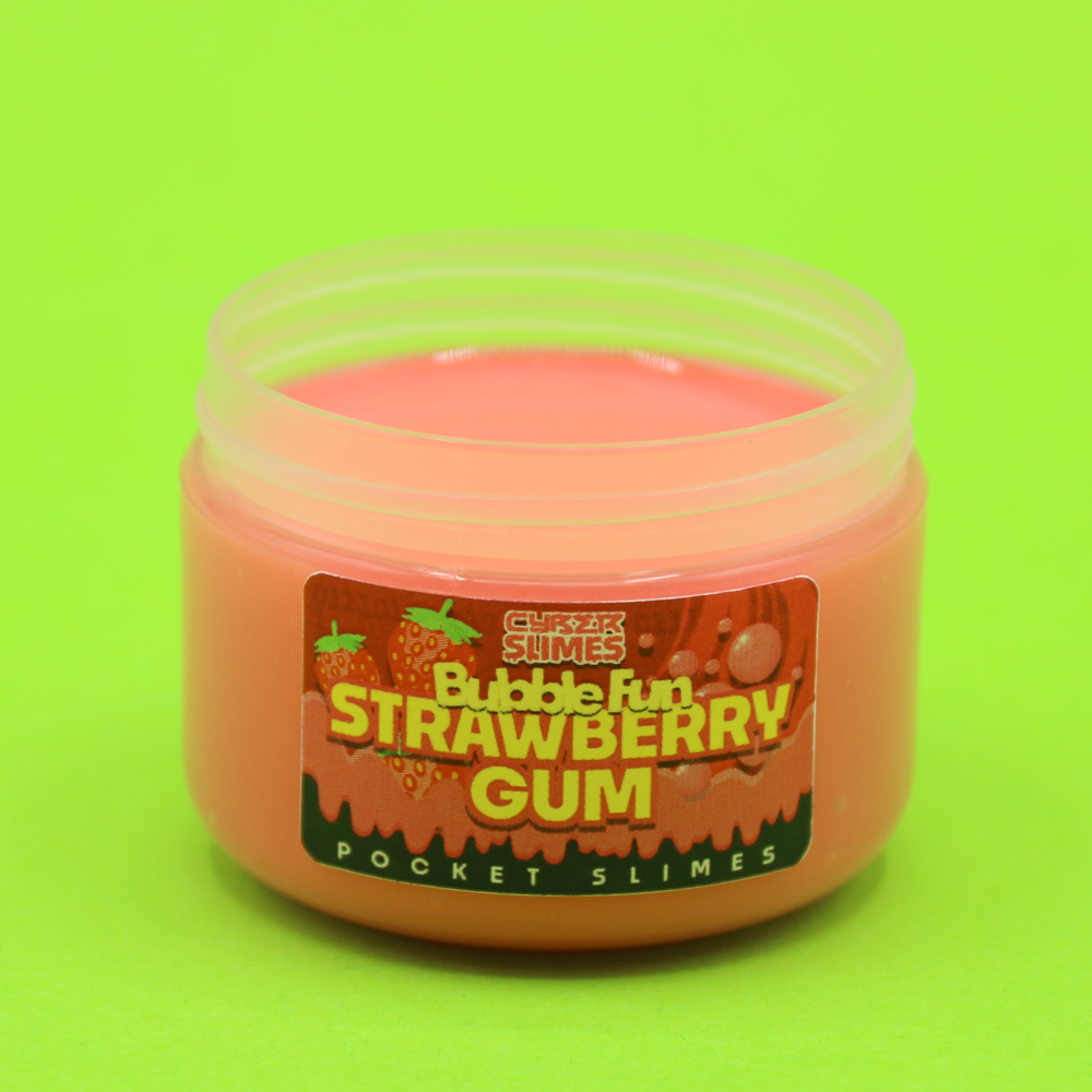 Bubble Fun: Strawberry Gum Pocket Slime