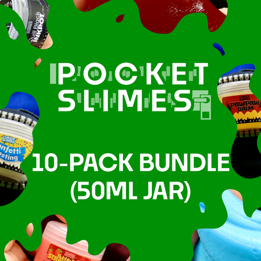 10-Pack Pocket Slimes Bundle (50ml Jar Set)