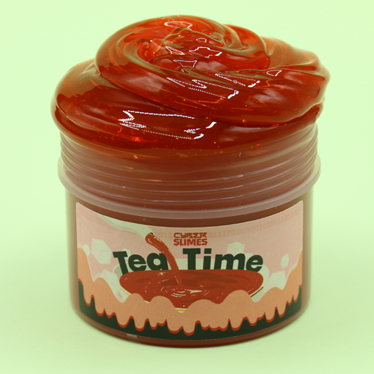 200ml Jar Tea Time Slime | Cyber Slimes